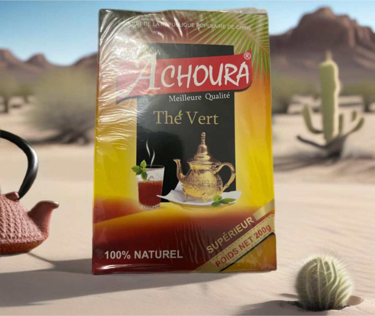 Achoura The Vert Green Tea - 200 g-Refreshing Vert Green Tea