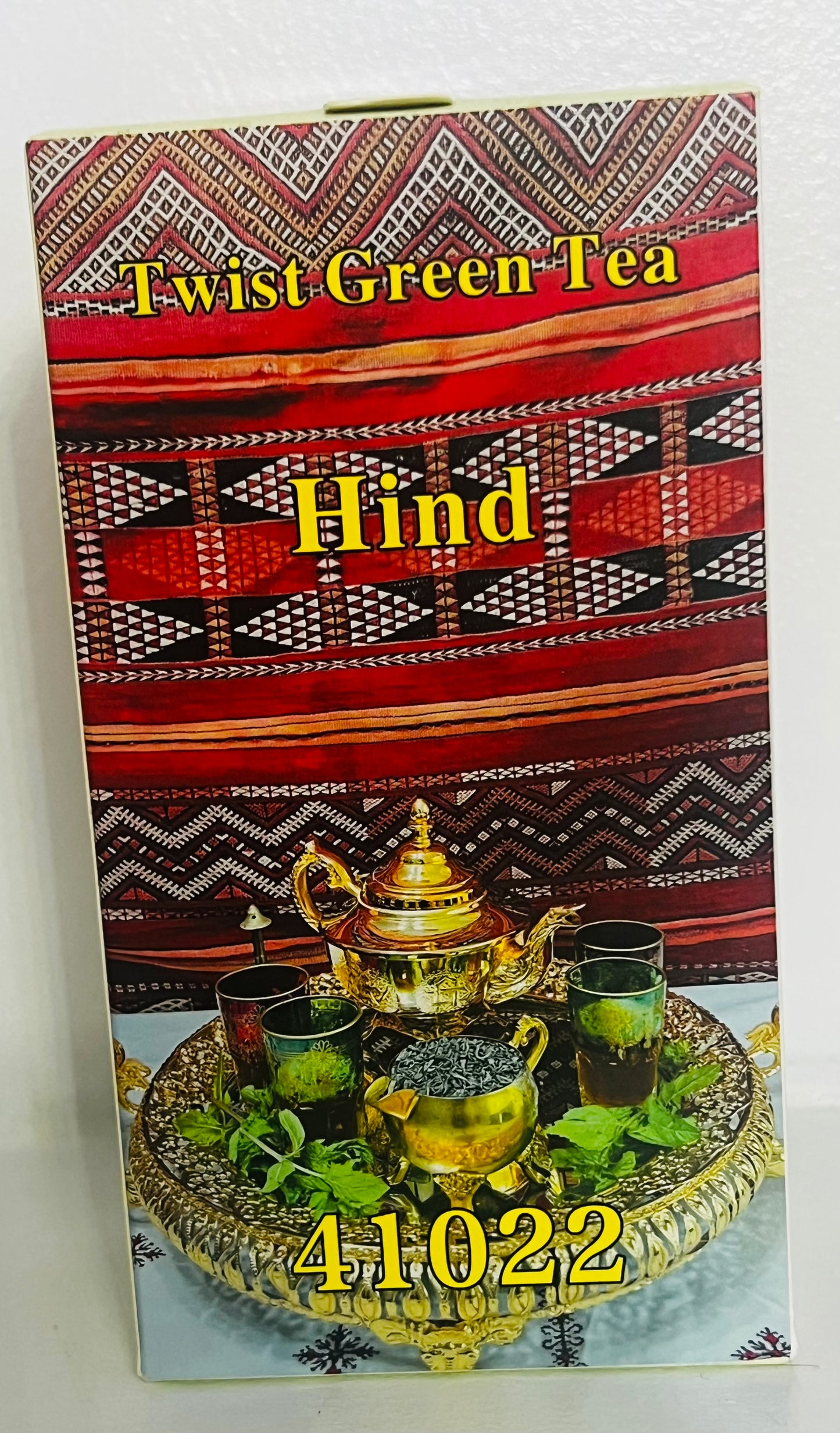 GREEN TEA HIND .HIND TWIST GREEN TEA, 250G GREEN TEA, MOROCCAN GREEN TEA 41022, MOROCCAN GREEN TEA CHAARA 41022